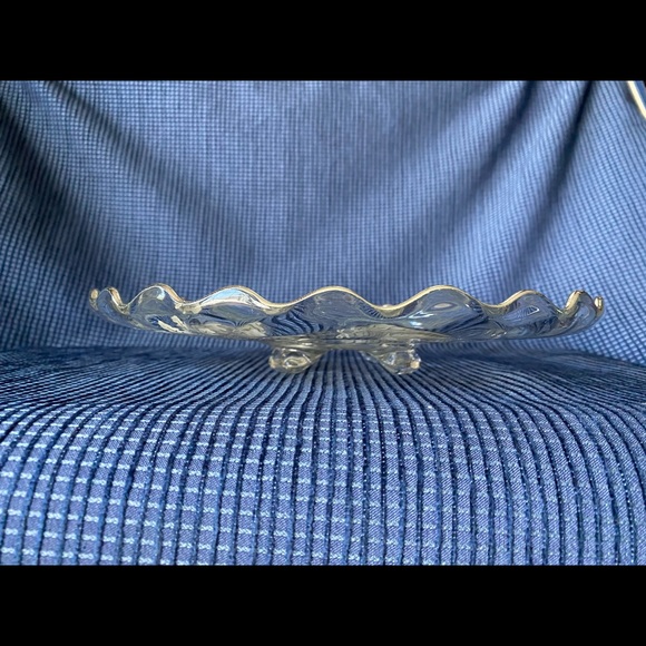 Autumn Leaves 25th Anniversary Footed Serving / Cake Plate - Picture 3 of 4